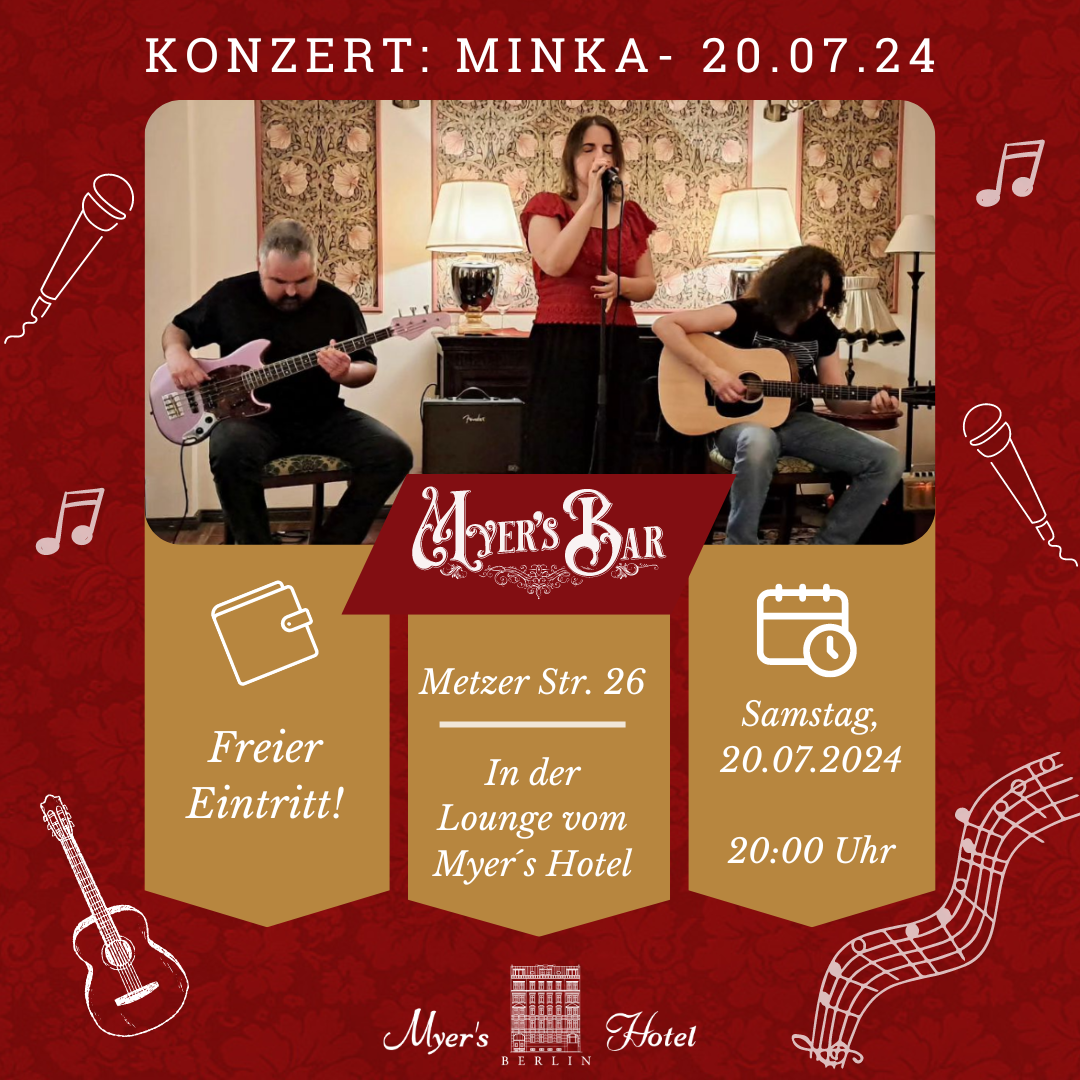 MINKA: Gitarre, Bass und Stimme aus Berlin!